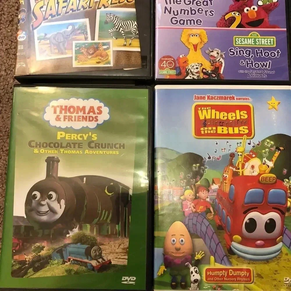 Vintage DVDs Sesame Street Thomas & Friend Nick Jr